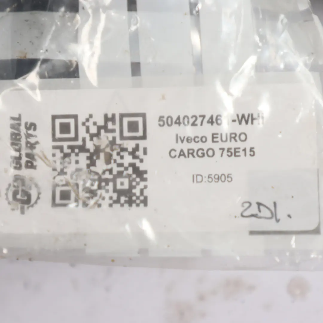 EuroCargo Front Hood Bonnet Radiator Grille Trim Panel Cover White to Iveco with Part number 504027461 Iveco EuroCargo Front Hood Bonnet Radiator Grille Trim Panel Cover White - SKU 504027461-WHI - Part number 504027461