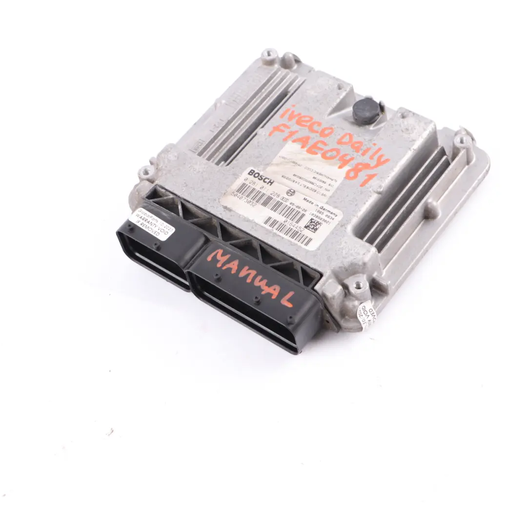 F1AE0481 Engine Unit Module ECU Manual to Iveco Daily 2.3 Diesel with Part number 504073032 Iveco Daily 2.3 Diesel F1AE0481 Engine Unit Module ECU Manual - SKU 504073032 - Part number 504073032