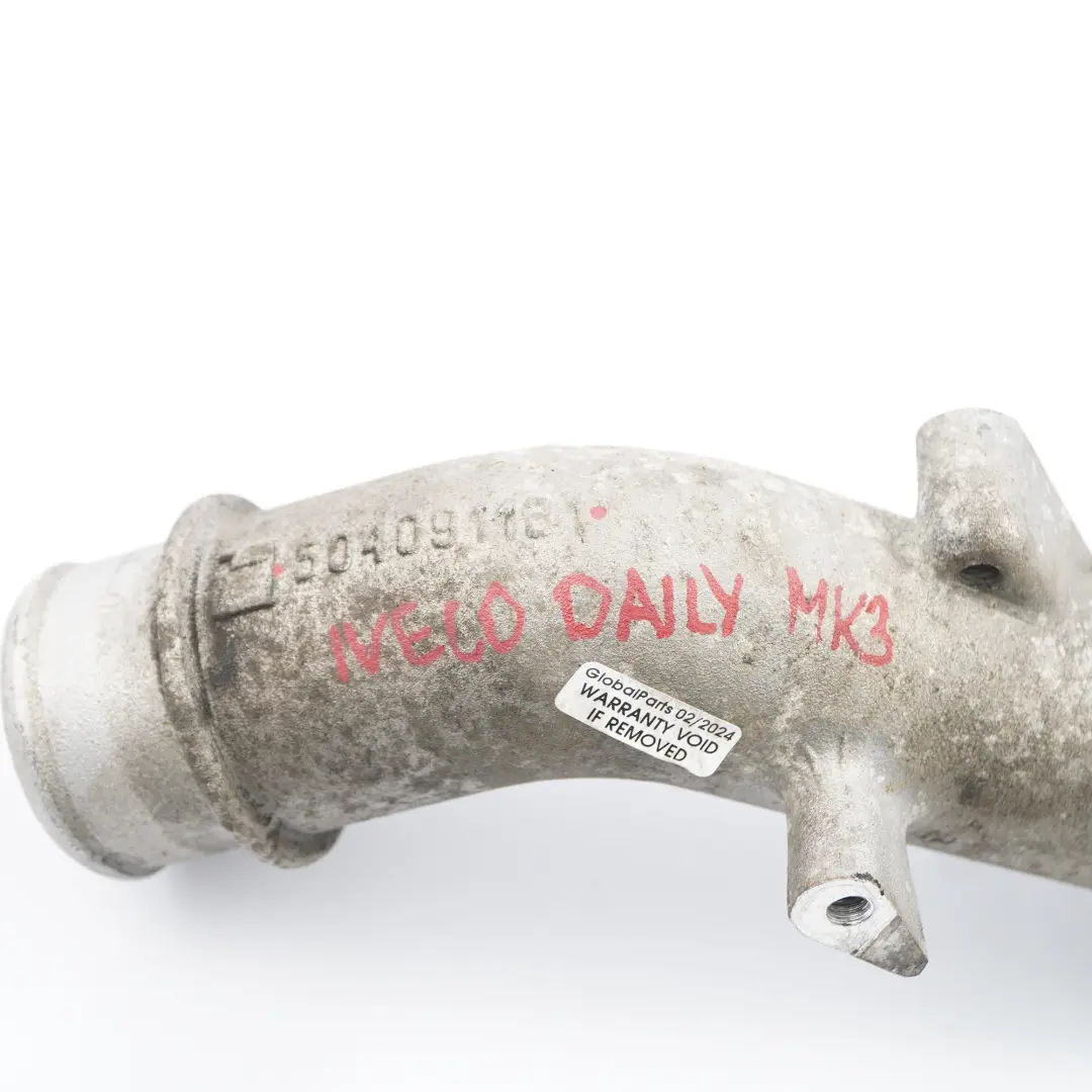 MK3 Rura Doładowanego Powietrza Turbosprężarki do Iveco Daily o numerze 504091121 Iveco Daily MK3 Rura Doładowanego Powietrza Turbosprężarki - SKU 504091121 - Numer Części 504091121