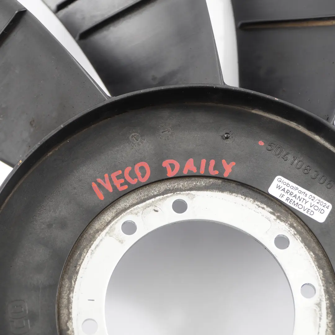 MK3 Motor Kühlerlüfterblätter für Iveco Daily mit Teilenummer 504108306 Iveco Daily MK3 Motor Kühlerlüfterblätter - SKU 504108306 - Teilenummer 504108306