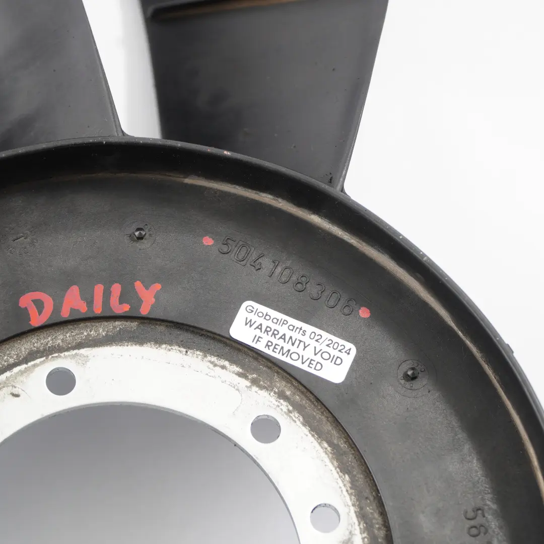 MK3 Engine Radiator Fan Blades to Iveco Daily with Part number 504108306 Iveco Daily MK3 Engine Radiator Fan Blades - SKU 504108306 - Part number 504108306