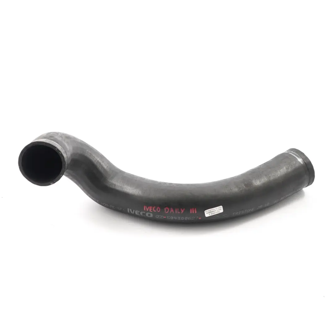 Intake Charge Pipe Throttle Intercooler Tube to Iveco Daily Air with Part number 504300627 Iveco Daily Air Intake Charge Pipe Throttle Intercooler Tube - SKU 504300627 - Part number 504300627