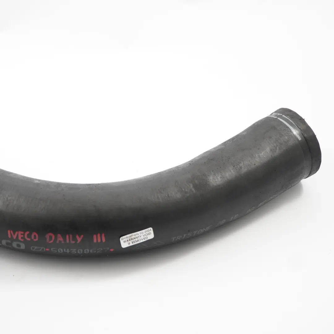 Intake Charge Pipe Throttle Intercooler Tube to Iveco Daily Air with Part number 504300627 Iveco Daily Air Intake Charge Pipe Throttle Intercooler Tube - SKU 504300627 - Part number 504300627