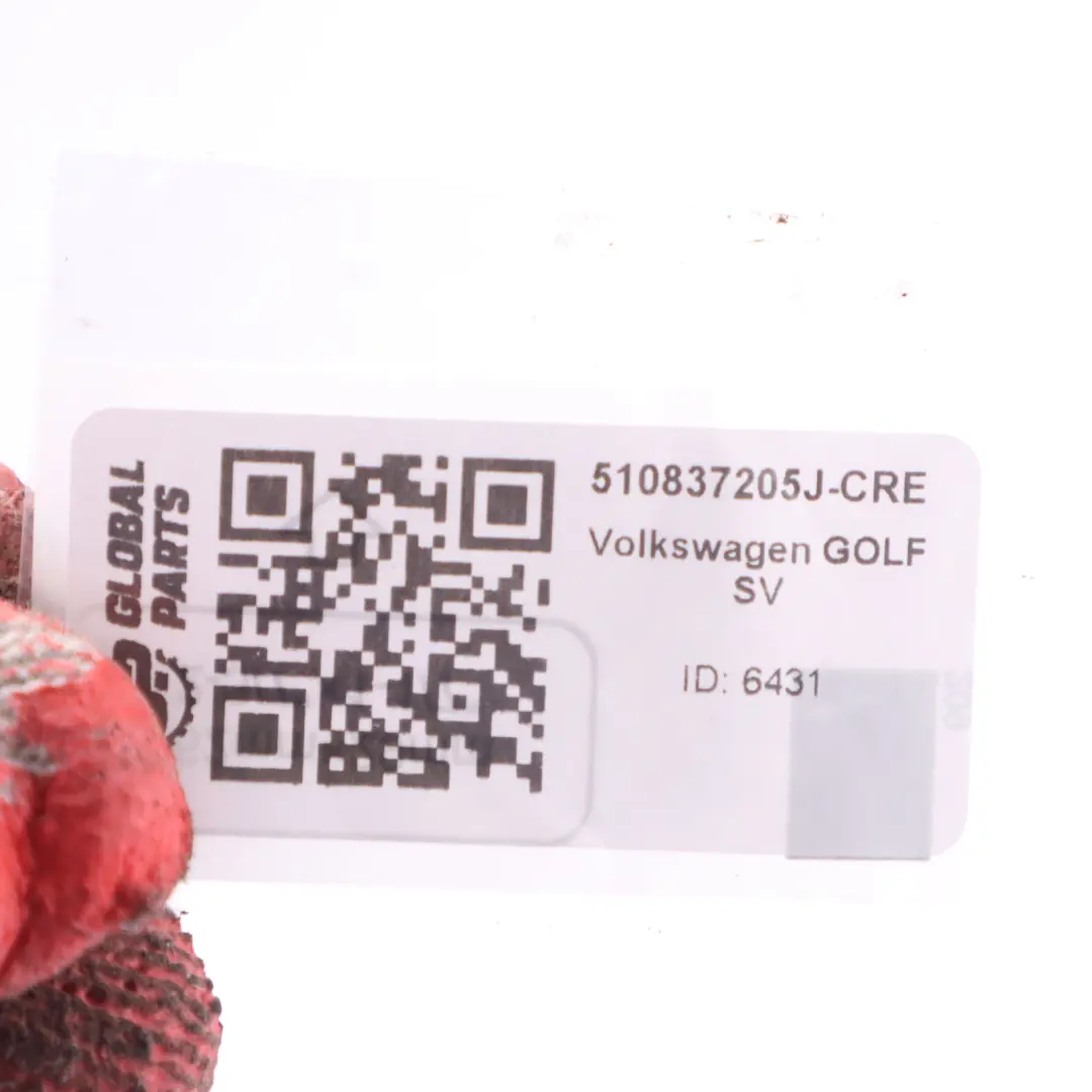 Volkswagen Golf Sportsvan Klamka Zewnętrzna Tylna Lewa Cranberry Red A3R - SKU 510837205J-CRE - Numer Części 510837205J