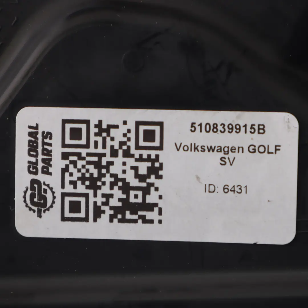 Volkswagen Golf Sportsvan Door Cover Trim Panel Plate Rear Left N/S - SKU 510839915B - Part number 510839915B