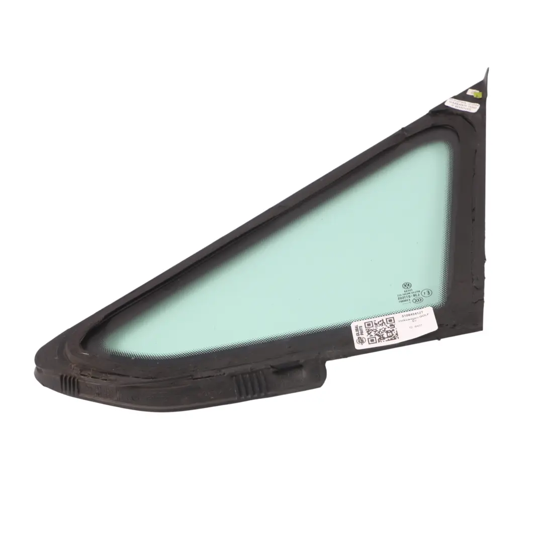 Side Window Front Right O/S Fixed Triangle Glass AS2 to Volkswagen VW Golf SV with Part number 510845412T Volkswagen VW Golf SV Side Window Front Right O/S Fixed Triangle Glass AS2 - SKU 510845412T - Part number 510845412T