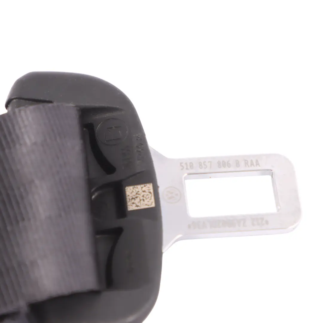 Volkswagen VW Golf SV Ceinture de sécurité arrière droite Noir - SKU 510857806B - Numéro de pièce 510857806B