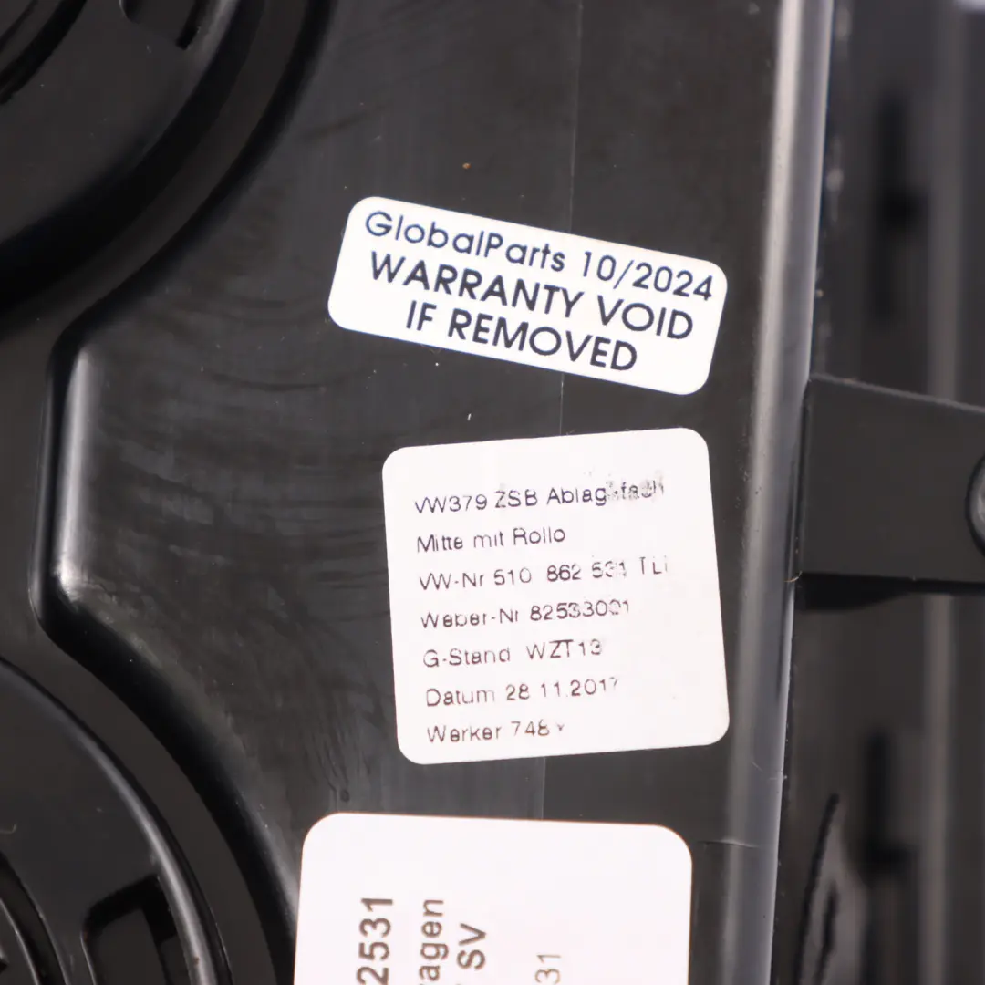 Mittelkonsole Getränkehalter Ablage Schwarz für Volkswagen Golf Sportsvan mit Teilenummer 510862531 Volkswagen Golf Sportsvan Mittelkonsole Getränkehalter Ablage Schwarz - SKU 510862531 - Teilenummer 510862531