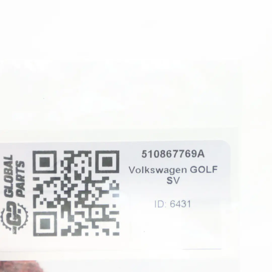 Volkswagen Golf Sportsvan Maletero Portaobjetos Tapa Carga Forro - SKU 510867769A - Número de pieza 510867769A