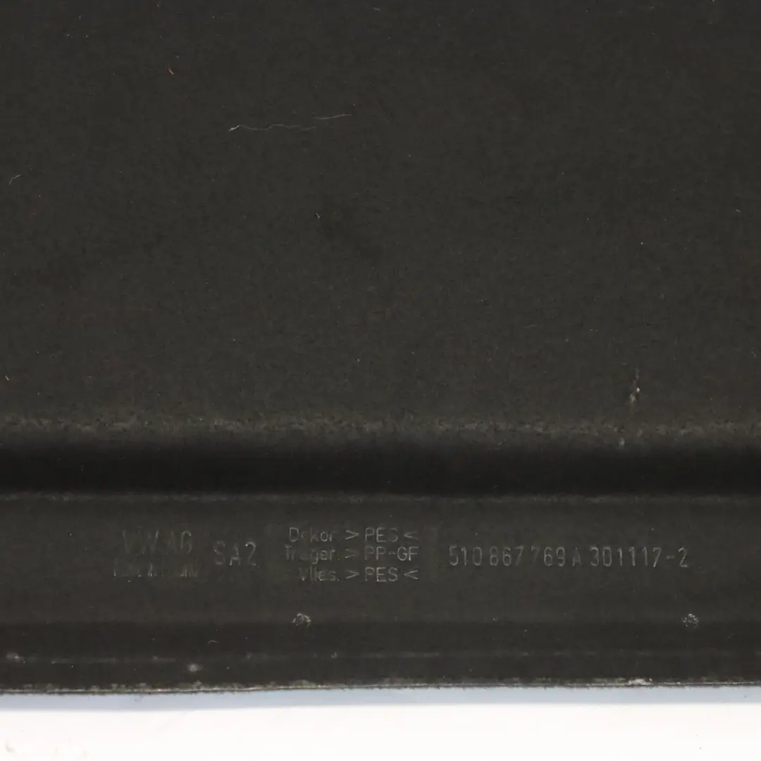 Volkswagen Sportsvan Trunk Boot Parcel Shelf Load Cover Floor Lining - SKU 510867769A - Part number 510867769A