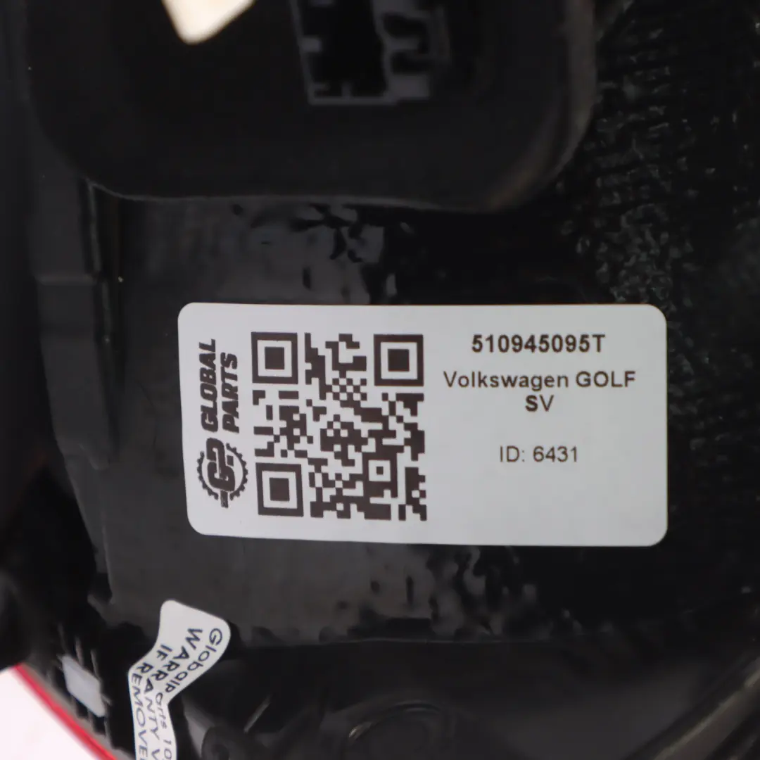 bagagliaio posteriore sinistra lampada LED per Volkswagen Golf Sportsvan con numero di parte 510945095T Volkswagen Golf Sportsvan bagagliaio posteriore sinistra lampada LED - SKU 510945095T - Numero di parte 510945095T