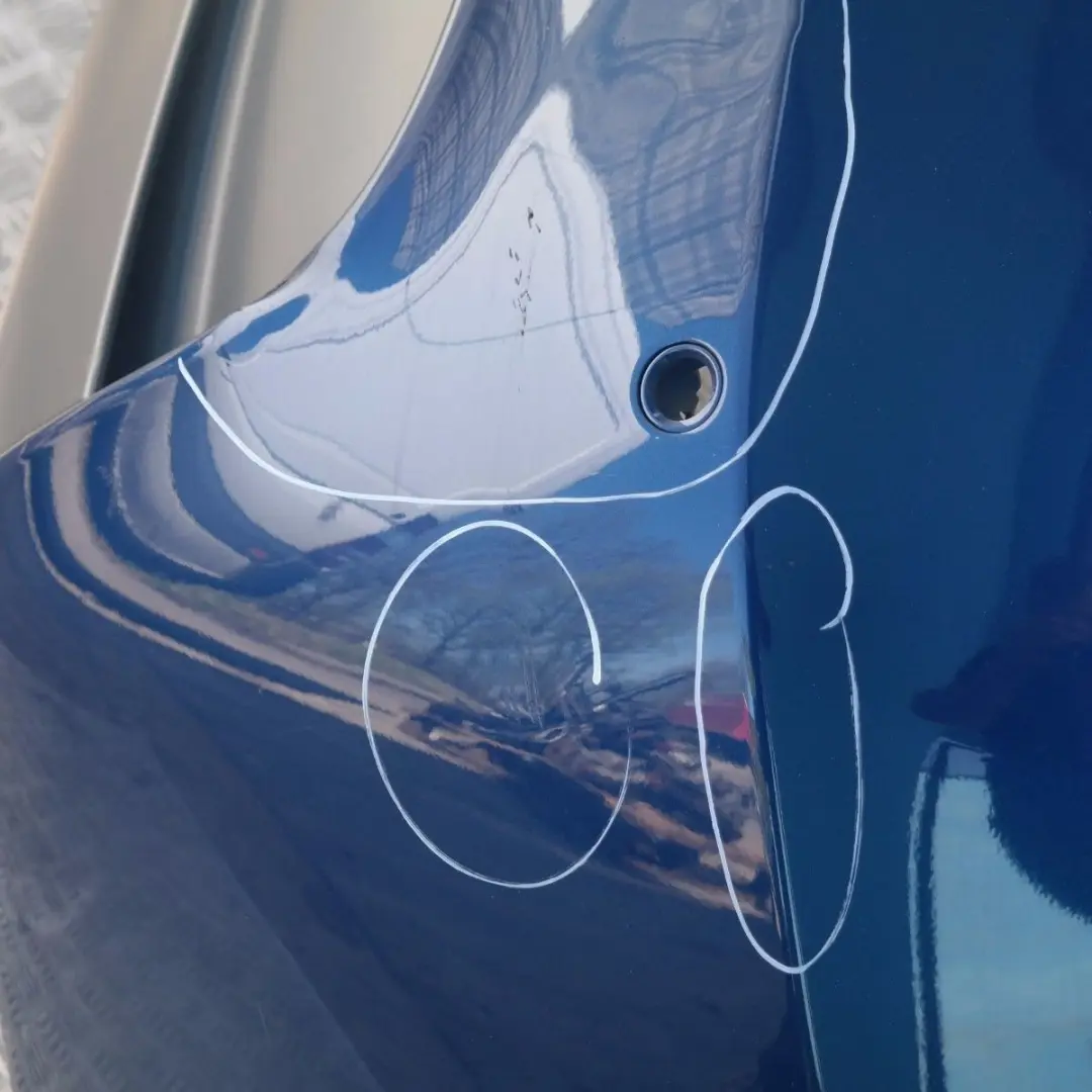 BMW 1 SERIES E87 M Sport Rear Bumper Trim Panel PDC Le Mans Blau Blue - SKU 51120033555-LMB - Part number 51120033555-LMB