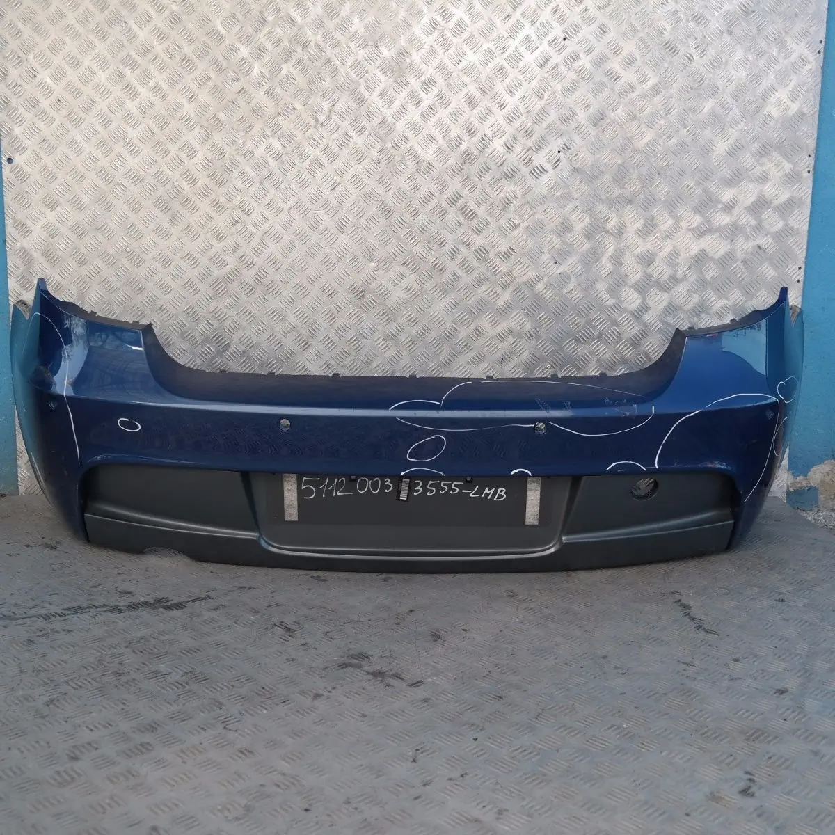 BMW 1 SERIES E87 M Sport Rear Bumper Trim Panel PDC Le Mans Blau Blue