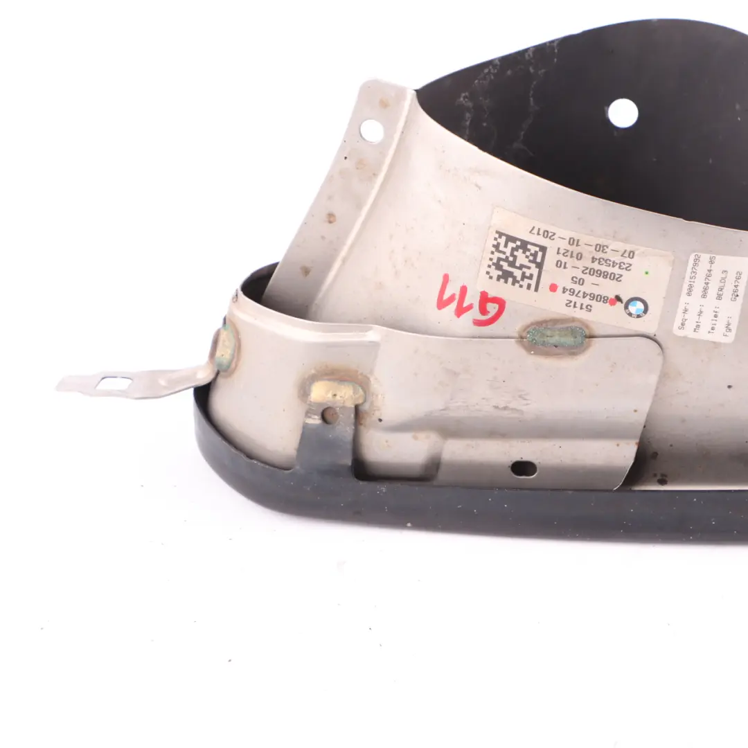 Bumper Rear Exhaust Pipe Tip Cover Panel Right O/S to BMW 7 G11 G12 with Part number 8064764 BMW 7 G11 G12 Bumper Rear Exhaust Pipe Tip Cover Panel Right O/S - SKU 51128064764 - Part number 8064764