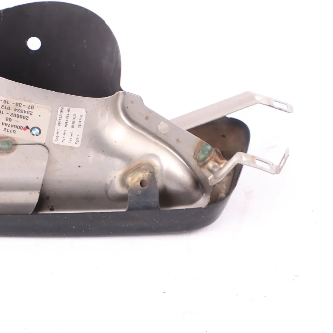 Bumper Rear Exhaust Pipe Tip Cover Panel Right O/S to BMW 7 G11 G12 with Part number 8064764 BMW 7 G11 G12 Bumper Rear Exhaust Pipe Tip Cover Panel Right O/S - SKU 51128064764 - Part number 8064764