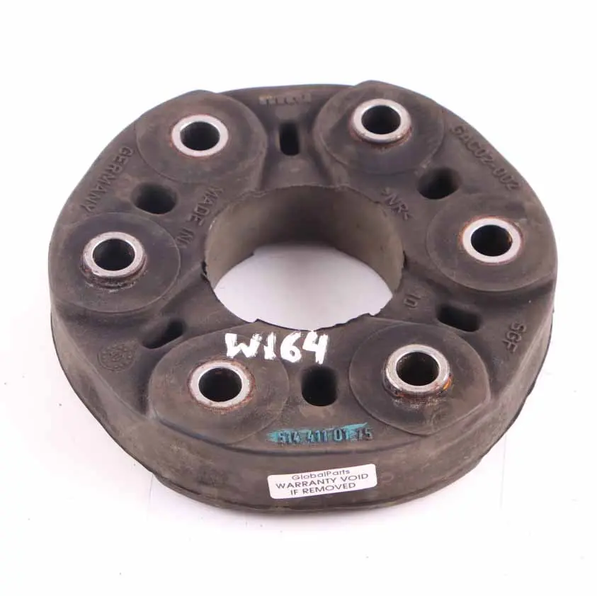 Prop Shaft Rubber Donut Flex Disc to Mercedes ML W164 with Part number 5144110115 Mercedes ML W164 Prop Shaft Rubber Donut Flex Disc - SKU 5144110115 - Part number 5144110115
