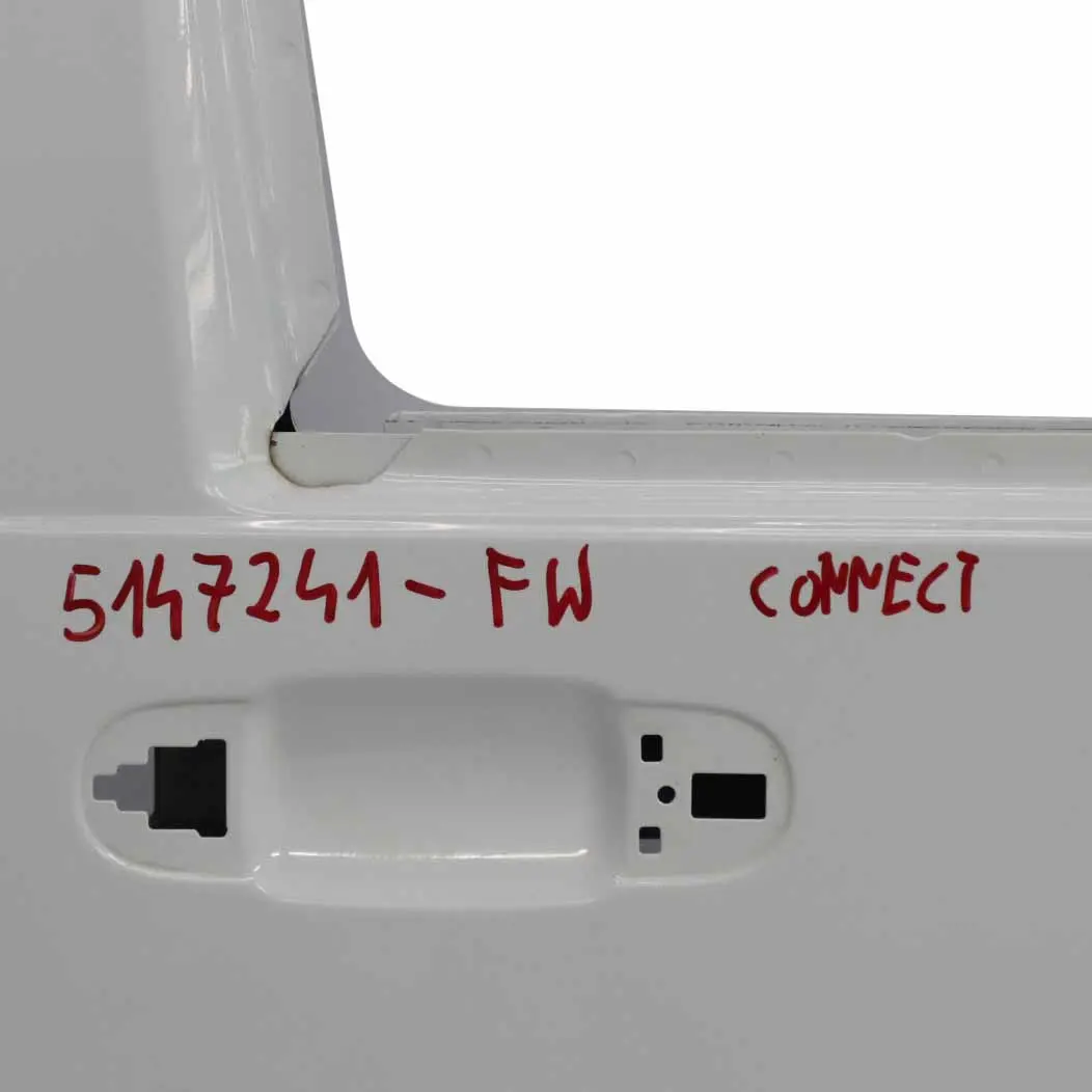 Ford Transit Connect Front Door Right O/S Door Cover Shell Frozen White - Z2 - SKU 5147241-FW - Part number 5147241