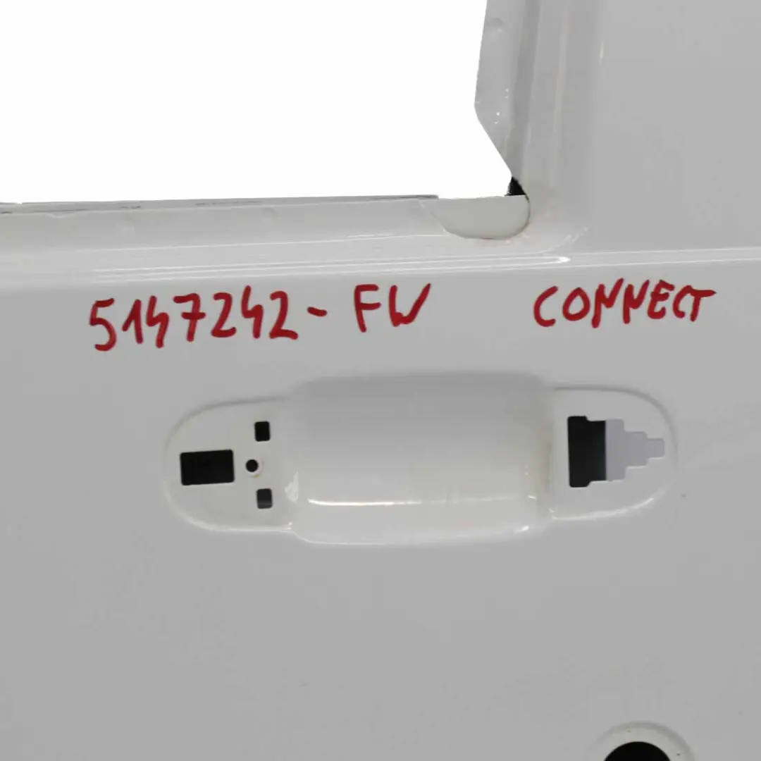 Ford Transit Connect Front Door Left N/S Door Cover Shell Frozen White - Z2 - SKU 5147242-FW - Part number 5147242