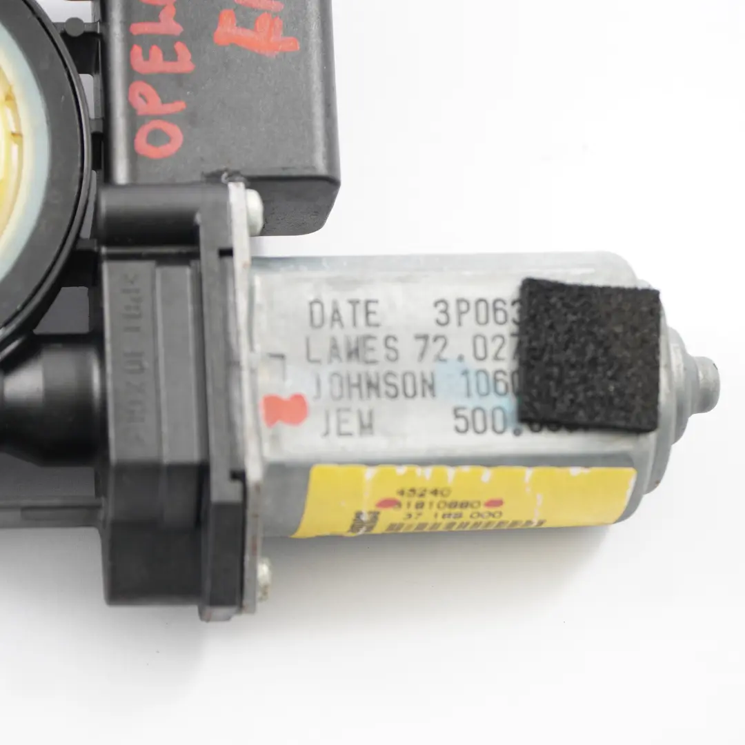 Vauxhall Opel Combo Motor Elevalunas Delantero Izquierdo - SKU 51810880 - Número de pieza 51810880