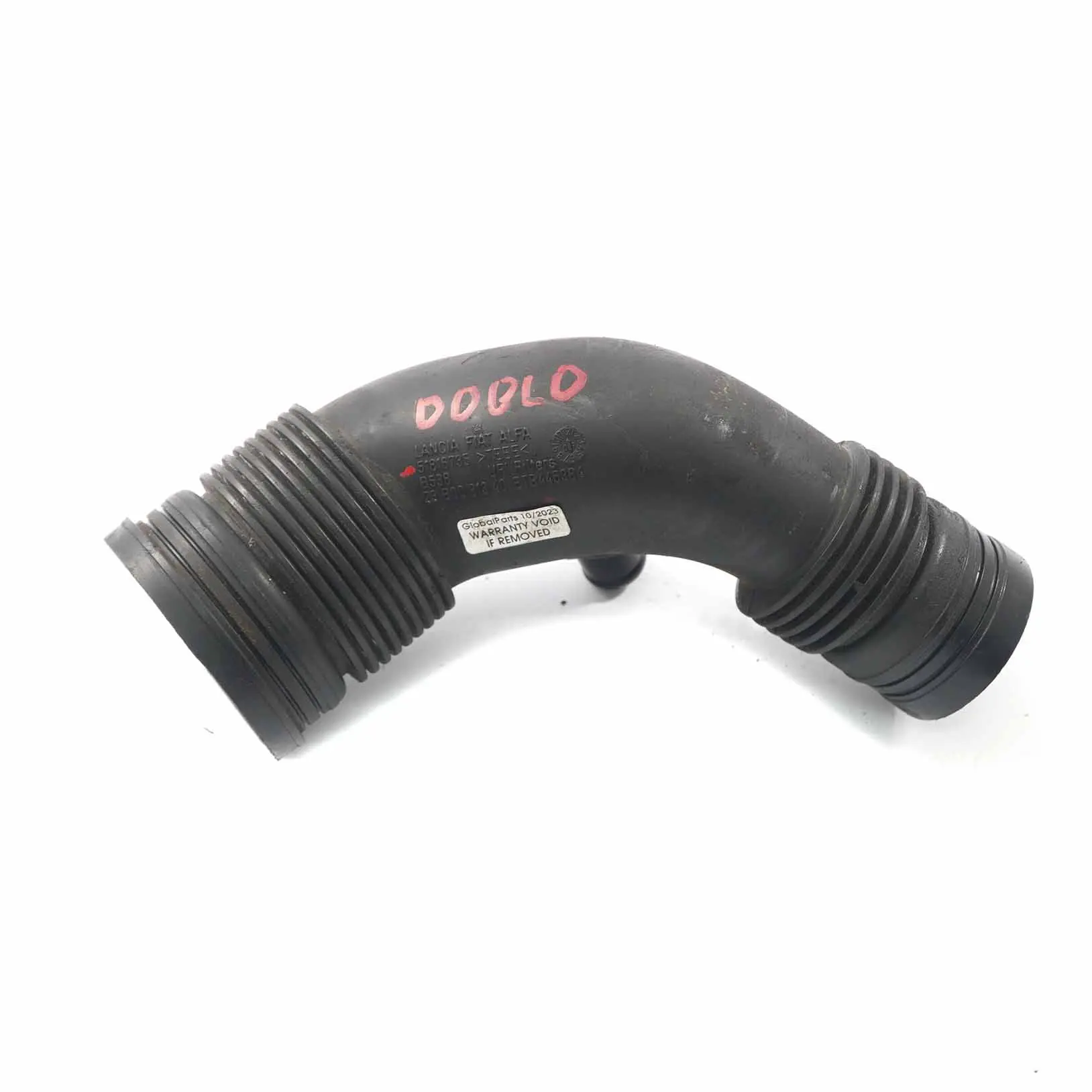 Air Intake Pipe Fiat Doblo 2.0 D Air Filter Hose Line 51816735