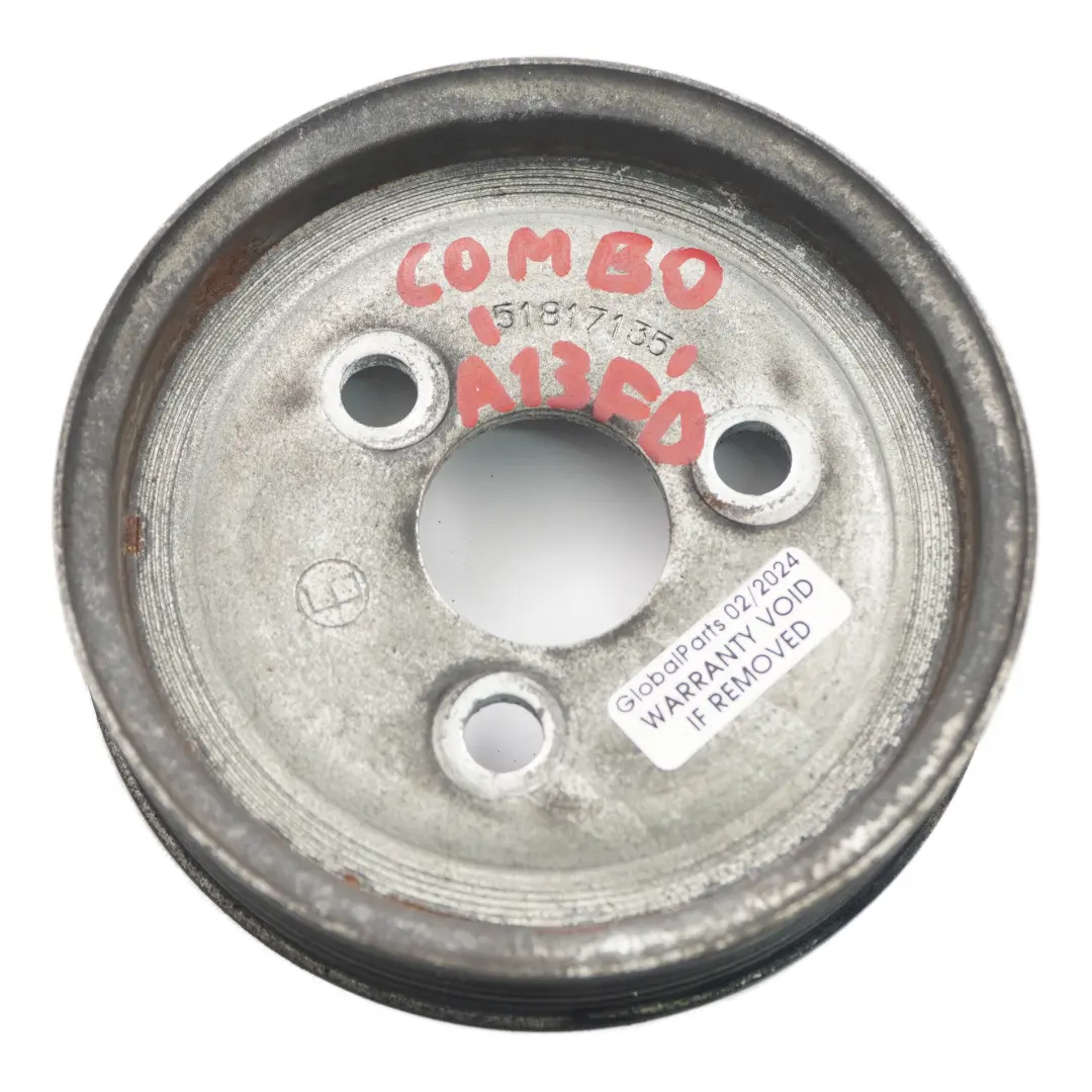 Koło Pasowe Pompy Wspomagania do Opel Combo D 1.3 CDTi Diesel o numerze 51817135 Opel Combo D 1.3 CDTi Diesel Koło Pasowe Pompy Wspomagania - SKU 51817135 - Numer Części 51817135
