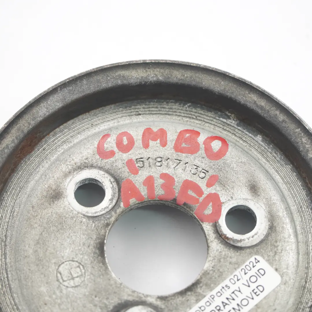 Servolenkungs pumpe Riemenscheibe für Opel Combo D 1.3 CDTi Diesel mit Teilenummer 51817135 Opel Combo D 1.3 CDTi Diesel Servolenkungs pumpe Riemenscheibe - SKU 51817135 - Teilenummer 51817135