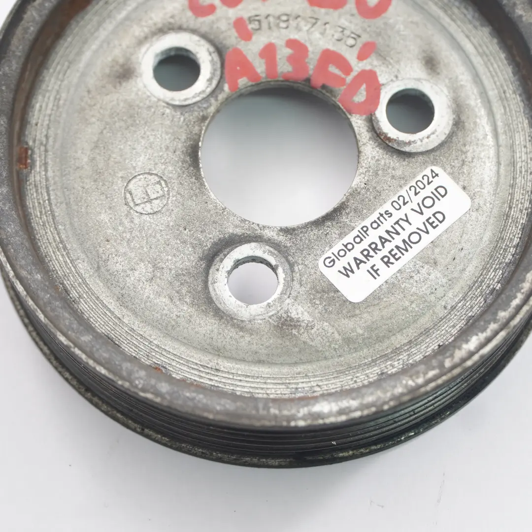 Servolenkungs pumpe Riemenscheibe für Opel Combo D 1.3 CDTi Diesel mit Teilenummer 51817135 Opel Combo D 1.3 CDTi Diesel Servolenkungs pumpe Riemenscheibe - SKU 51817135 - Teilenummer 51817135