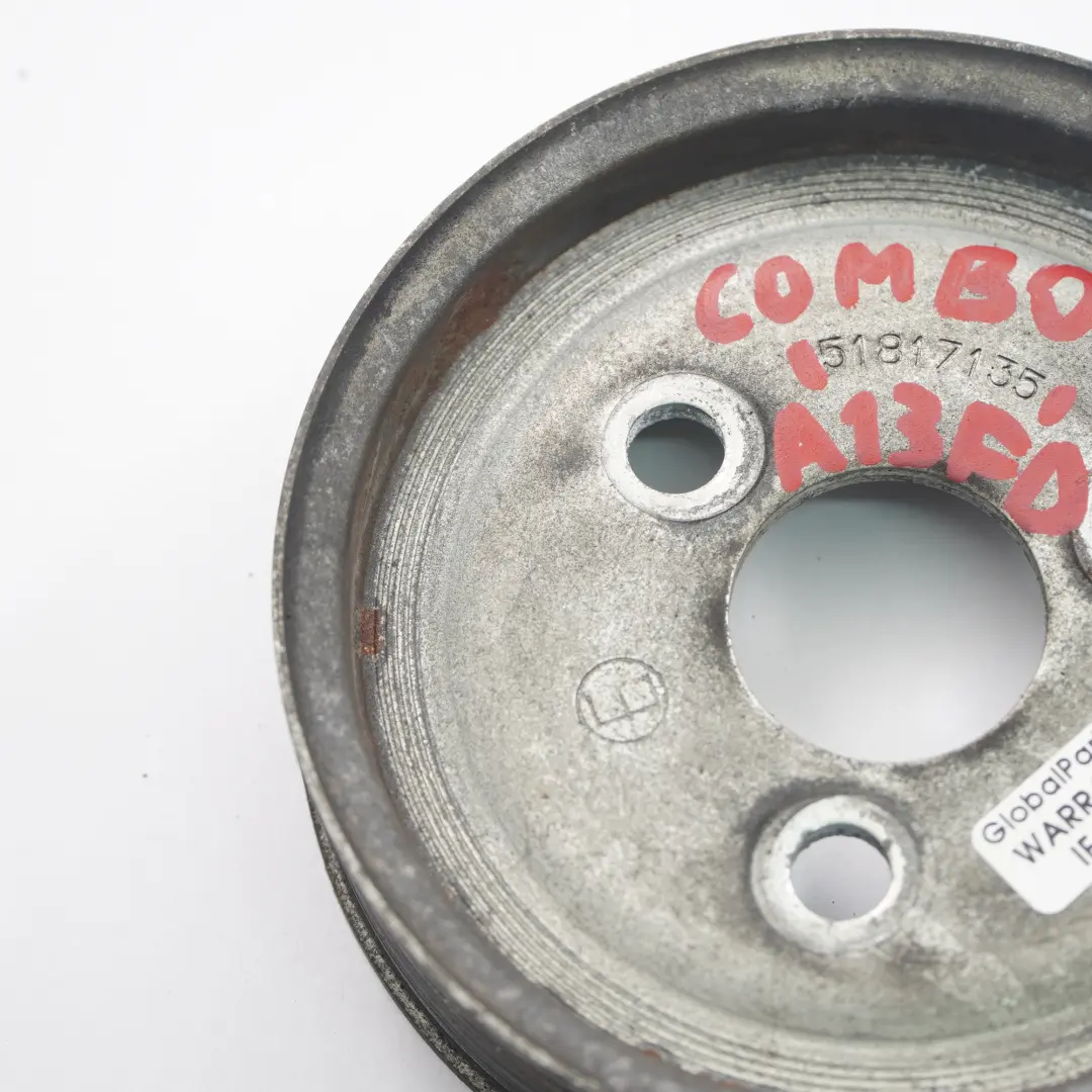 Polea de la bomba de dirección asistida para Opel Combo D 1.3 CDTi Diesel con número de pieza 51817135 Opel Combo D 1.3 CDTi Diesel Polea de la bomba de dirección asistida - SKU 51817135 - Número de pieza 51817135