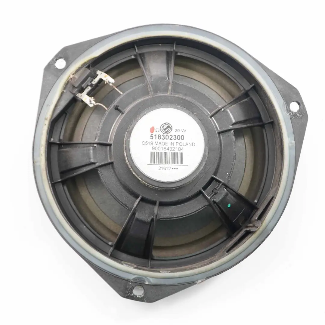 Haut parleur avant Fiat Ducato Peugeot Boxer Porte Audio 20 W pour à propos du numéro de pièce 518302300 Haut parleur avant Fiat Ducato Peugeot Boxer Porte Audio 20 W - SKU 518302300 - Numéro de pièce 518302300