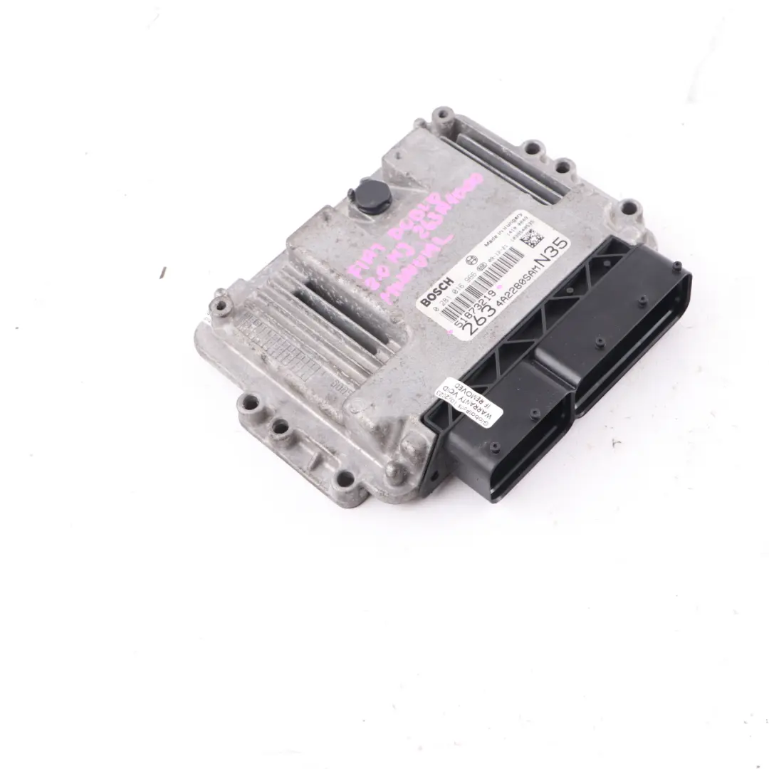 M-jet Diesel 163HP Engine Control Unit Module ECU Manual to Fiat Doblo 2.0 with Part number 51873219 Fiat Doblo 2.0 M-jet Diesel 163HP Engine Control Unit Module ECU Manual - SKU 51873219 - Part number 51873219
