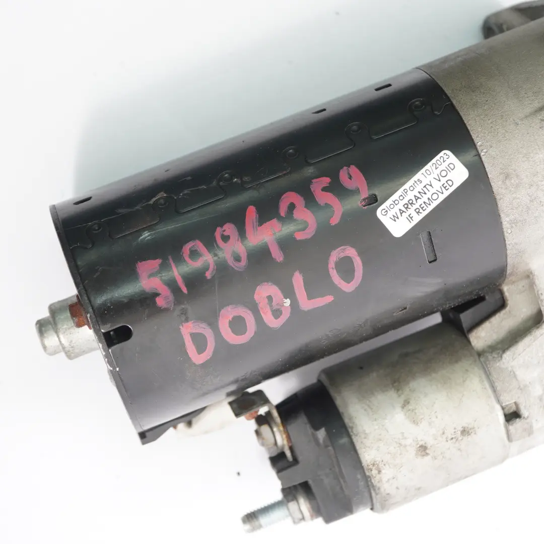 Starter Motor Fiat Doblo 2.0 Multijet Diesel Engine - SKU 51984359 - Part number 51984359