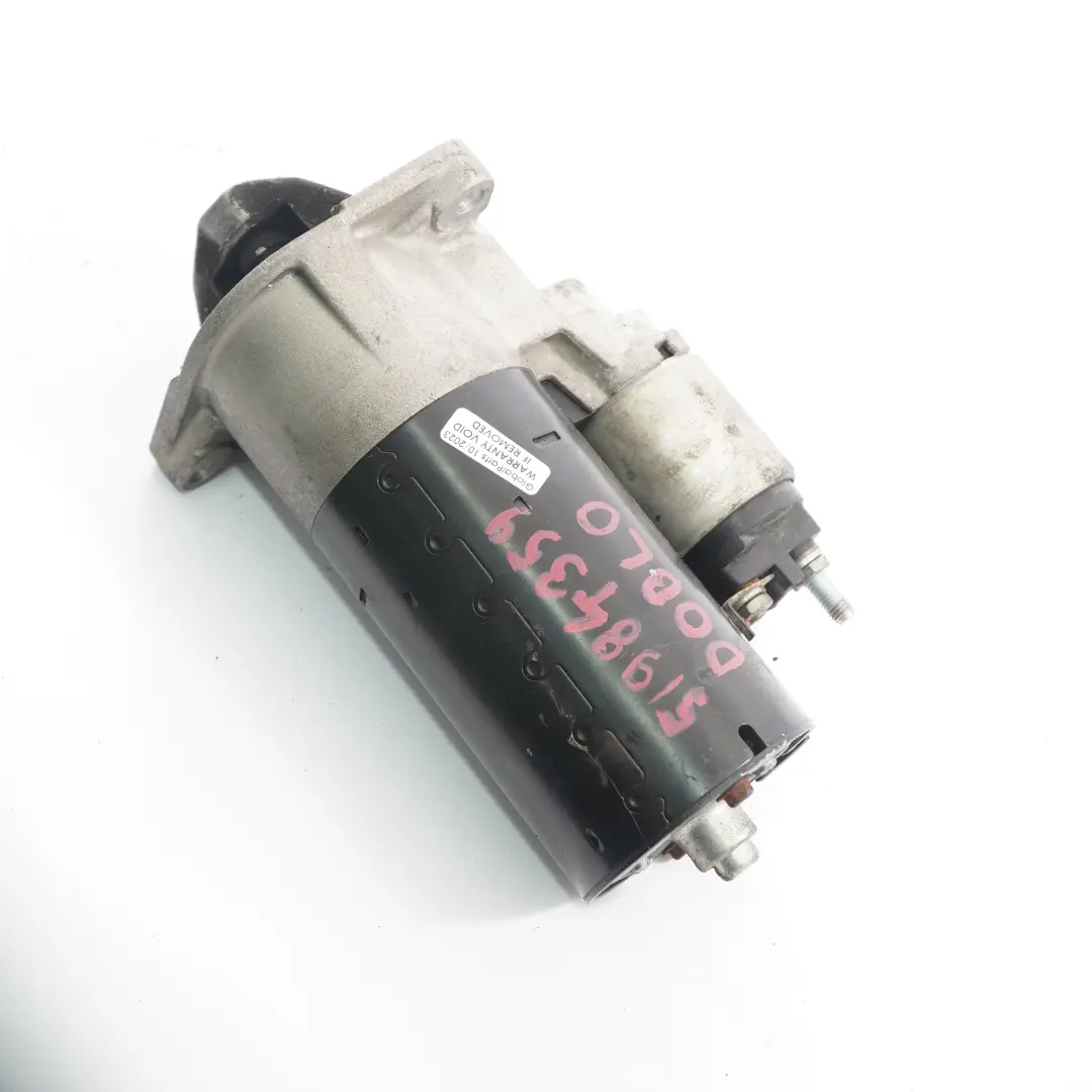 Starter Motor to Fiat Doblo 2.0 Multijet Diesel Engine with Part number 51984359 Fiat Doblo 2.0 Multijet Diesel Engine Starter Motor - SKU 51984359 - Part number 51984359