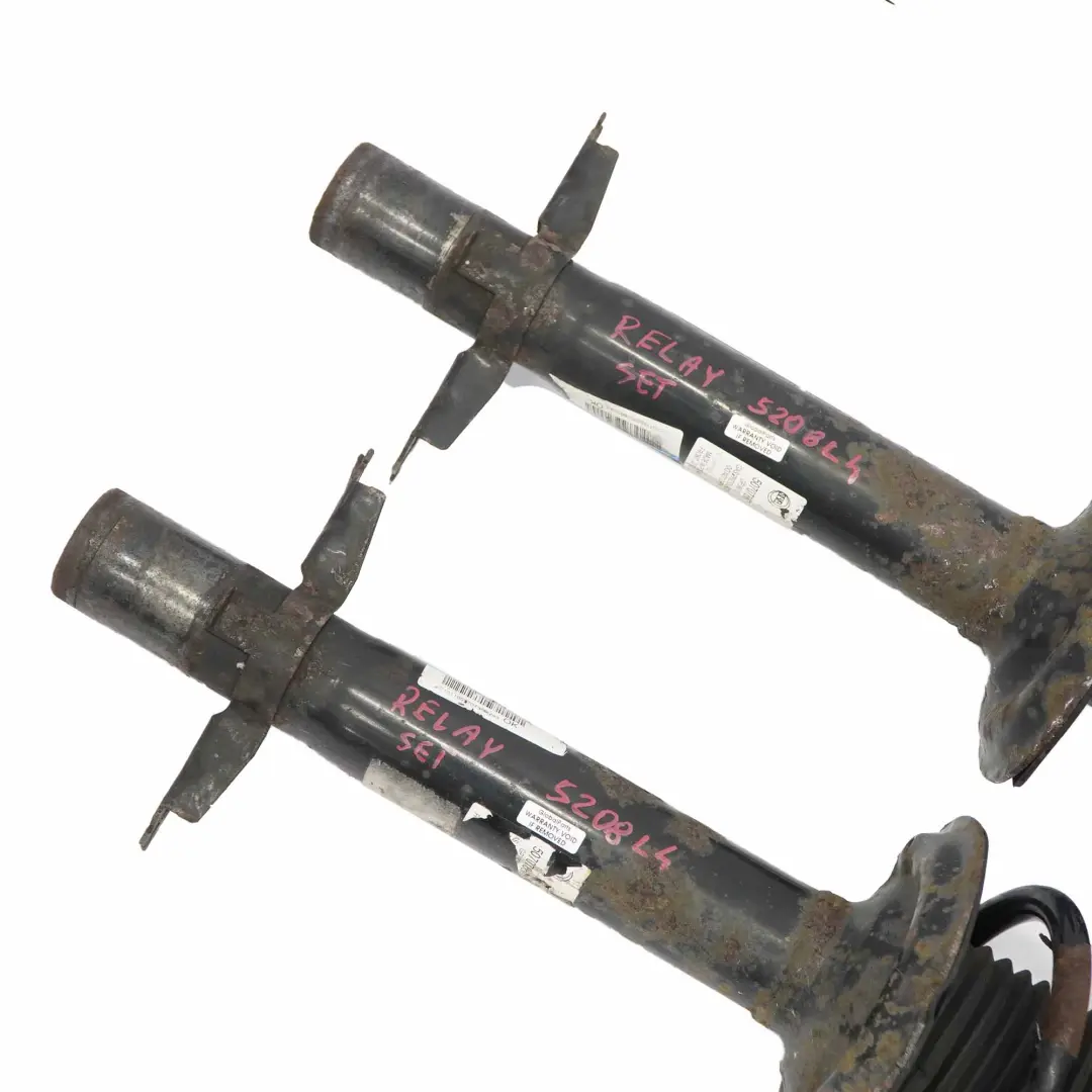 Jeu d'amortisseurs Citroen Jumper Peugeot Boxer avant Ressort jambe de force pour à propos du numéro de pièce 5208L4 Jeu d'amortisseurs Citroen Jumper Peugeot Boxer avant Ressort jambe de force - SKU 5208L4 - Numéro de pièce 5208L4