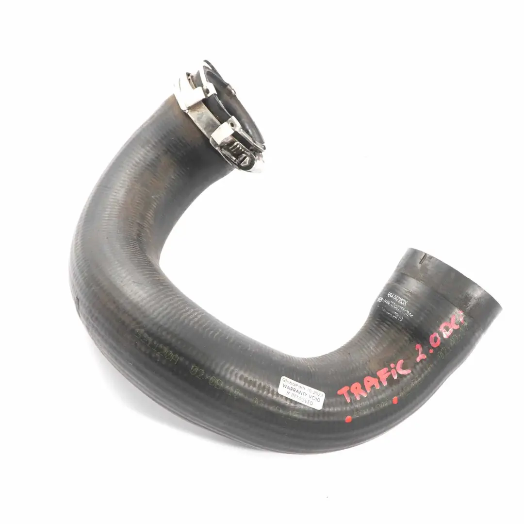 Tuyau d'air pour Renault Trafic II Opel Vivaro B 2.0 DCI Turbo Intercooler à propos du numéro de pièce 521120A Renault Trafic II Opel Vivaro B 2.0 DCI Turbo Intercooler Tuyau d'air - SKU 521120A - Numéro de pièce 521120A