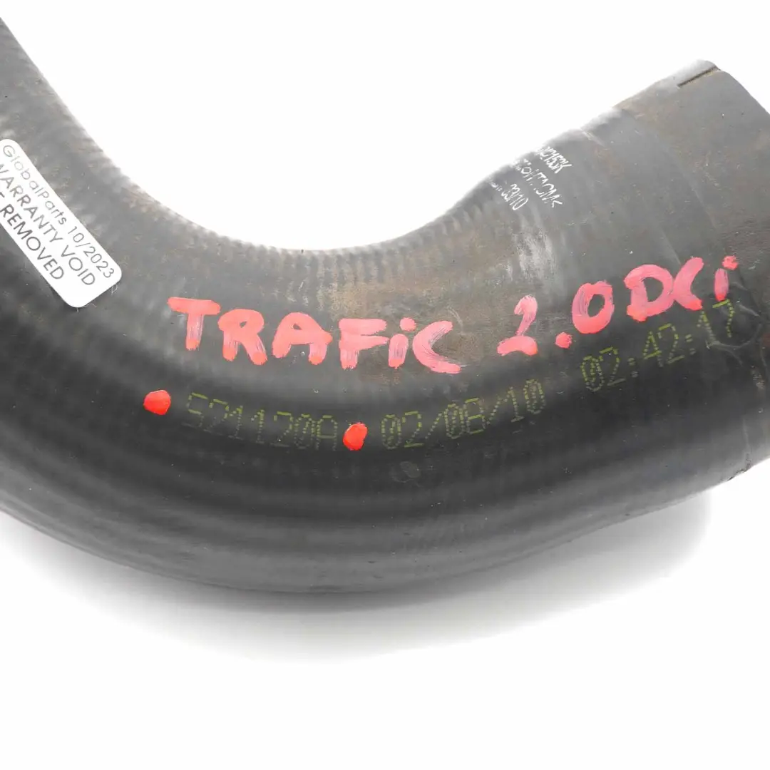 Renault Trafic II Opel Vivaro B 2.0 DCI Turbo Intercooler Air Pipe Hose - SKU 521120A - Part number 521120A