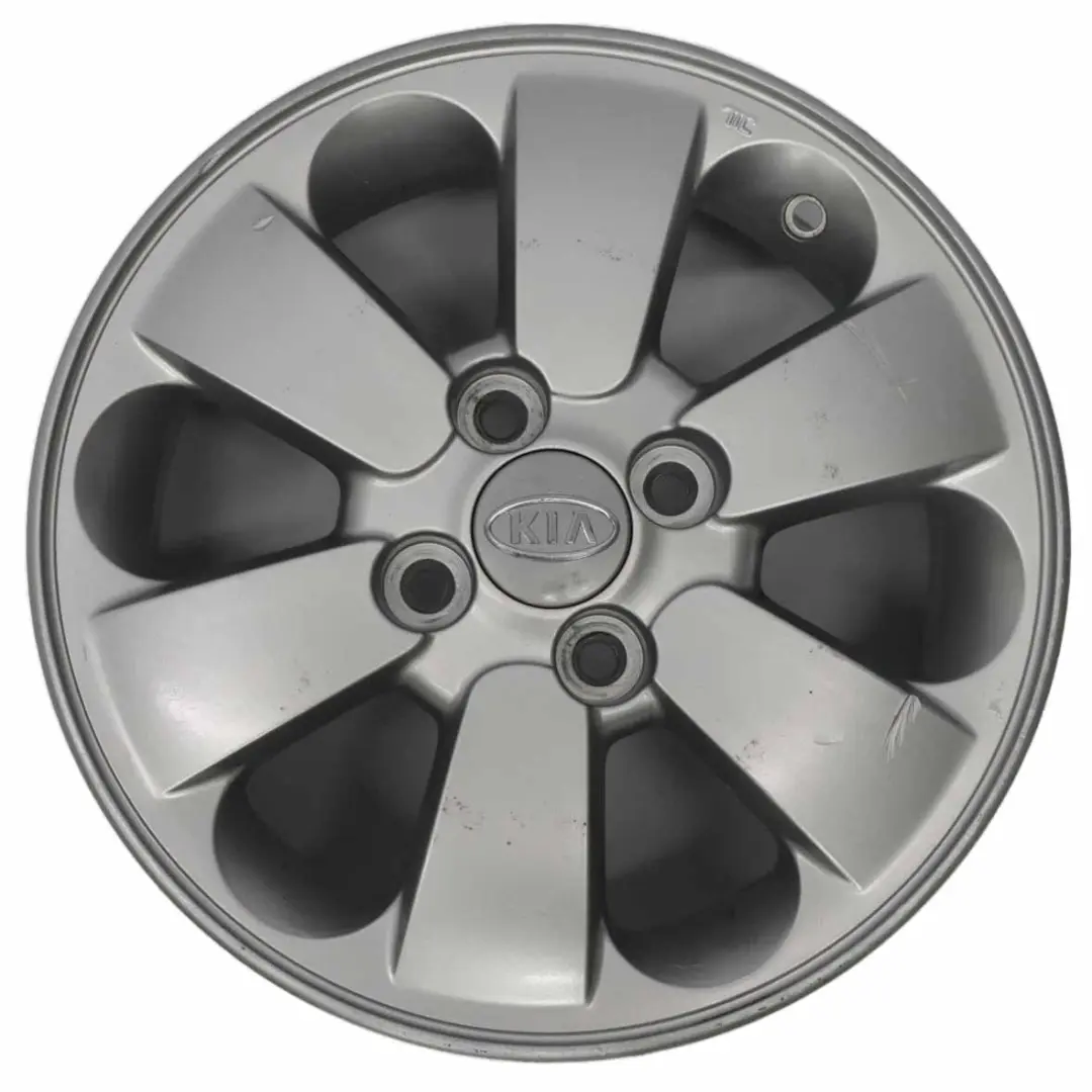 Alloy Rim 14" ET:46 5,5J to Kia Ceed Rio Silver Wheel with Part number 52910-1G500 Kia Ceed Rio Silver Wheel Alloy Rim 14" ET:46 5,5J - SKU 52910-1G500-1 - Part number 52910-1G500