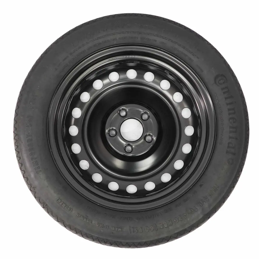 Ruota Di Scorta Hyundai KIA Compact Steel R17 Pneumatico 4J 135/90 per con numero di parte 52910-F1930 Ruota Di Scorta Hyundai KIA Compact Steel R17 Pneumatico 4J 135/90 - SKU 52910-F1930 - Numero di parte 52910-F1930