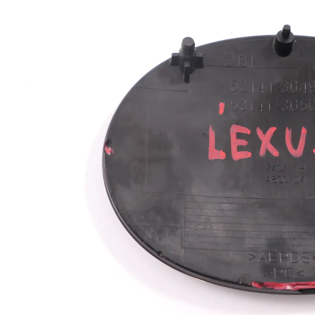 Emblem Badge Radar Front Radiator Grille Baseplate Logo to Lexus GS RX with Part number 53141-30500 Lexus GS RX Emblem Badge Radar Front Radiator Grille Baseplate Logo - SKU 53141-30500 - Part number 53141-30500