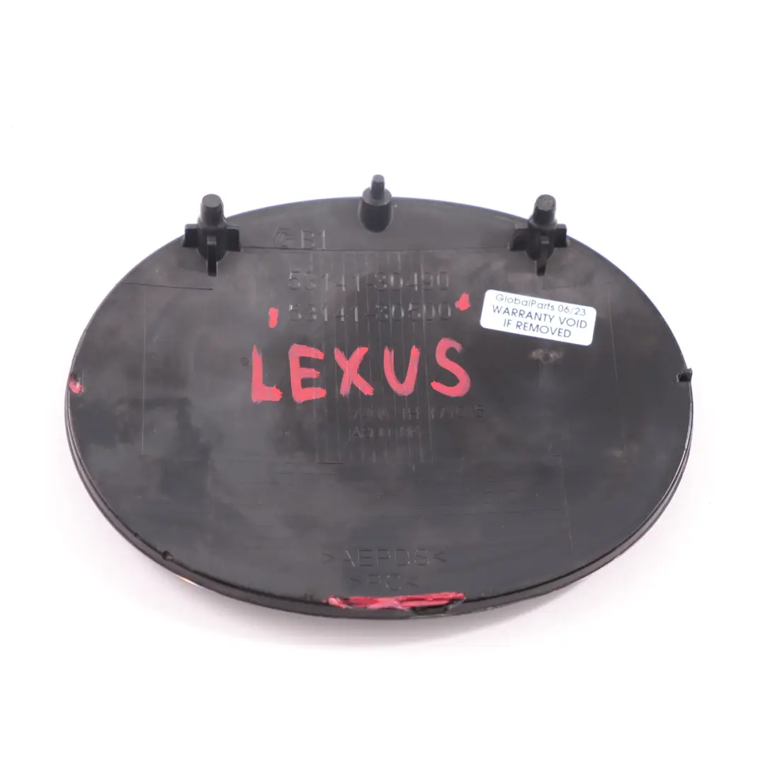 Emblem Badge Radar Front Radiator Grille Baseplate Logo to Lexus GS RX with Part number 53141-30500 Lexus GS RX Emblem Badge Radar Front Radiator Grille Baseplate Logo - SKU 53141-30500 - Part number 53141-30500