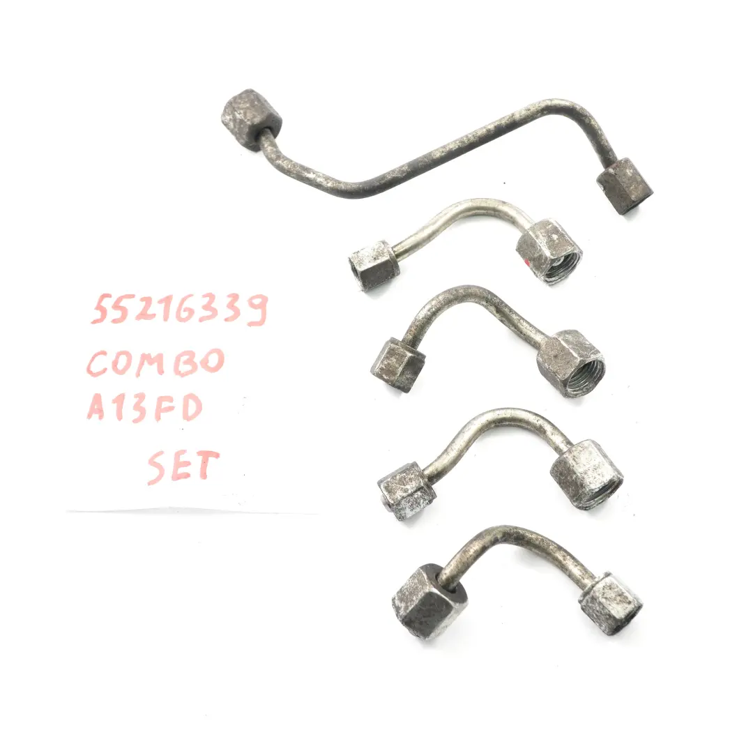 Vauxhall Combo D 1.3 CDTi Diesel Engine Fuel Injector Rail Pipes Set - SKU 55216339 - Part number 55216339