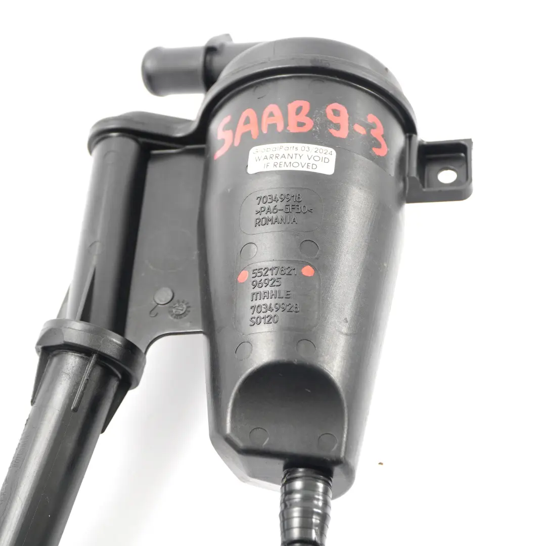 Separatore d'olio Saab 9-3 1.9 Ttid Diesel sfiatatoio ventilazione manovella per con numero di parte 55217821 Separatore d'olio Saab 9-3 1.9 Ttid Diesel sfiatatoio ventilazione manovella - SKU 55217821 - Numero di parte 55217821