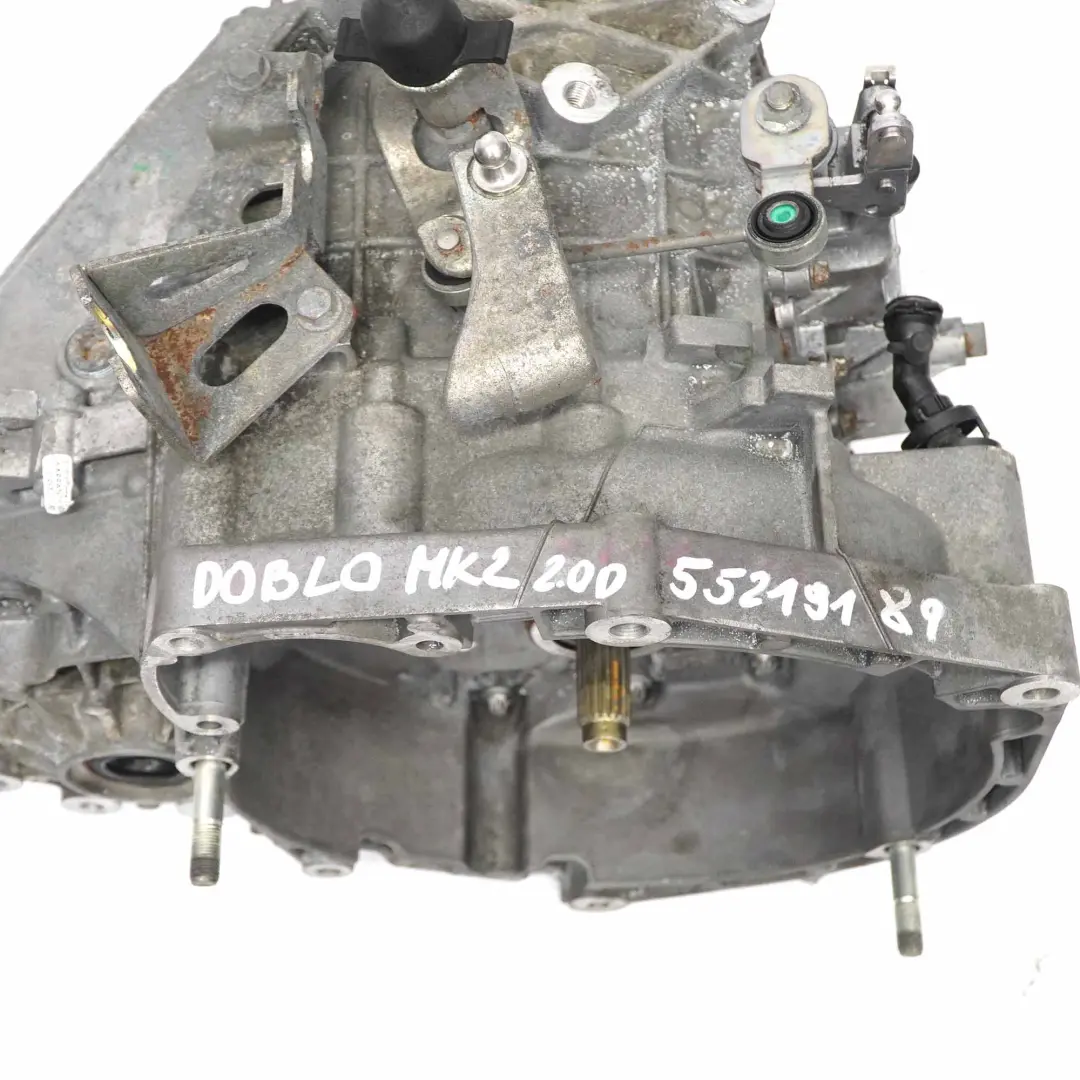 MK2 2.0 Diesel Manual Gearbox Transmission WARRANTY to Fiat Doblo with Part number 55219189 Fiat Doblo MK2 2.0 Diesel Manual Gearbox Transmission WARRANTY - SKU 55219189 - Part number 55219189