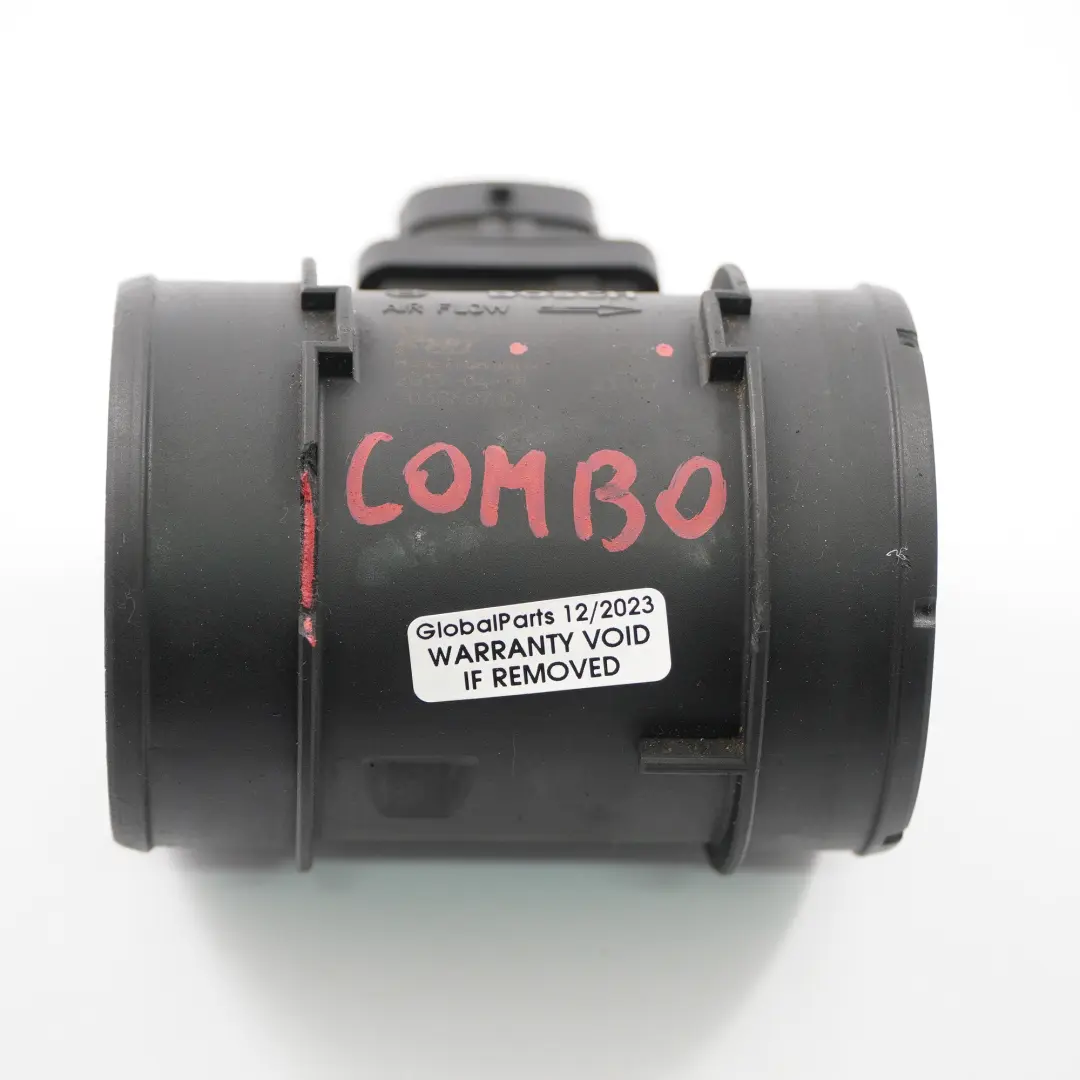 Medidor de Masa de Aire Sensor MAF Flujo de Aire para Opel Combo 1.3 1.6 D con número de pieza 55220715 Opel Combo 1.3 1.6 D Medidor de Masa de Aire Sensor MAF Flujo de Aire - SKU 55220715-1 - Número de pieza 55220715