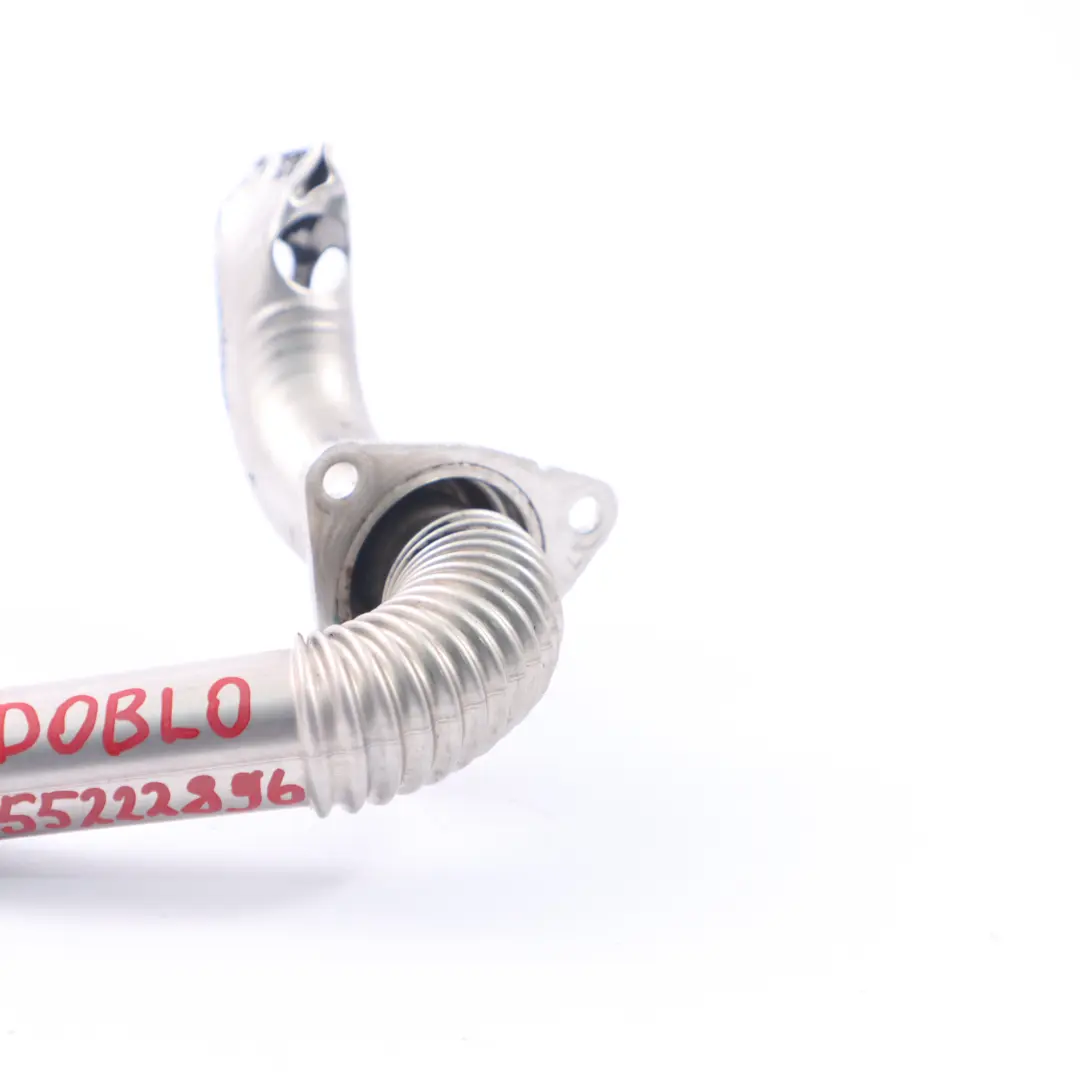 Fiat Doblo 2 EGR Valve Cooler Pipe Hose Line - SKU 55222896 - Part number 55222896