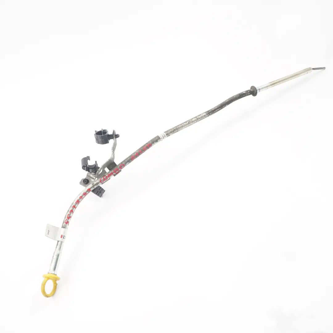 Livello dell'asta dell'olio motore Tubo guida per Opel Combo D 1.3 CDTi con numero di parte 55227383 Opel Combo D 1.3 CDTi Livello dell'asta dell'olio motore Tubo guida - SKU 55227383 - Numero di parte 55227383