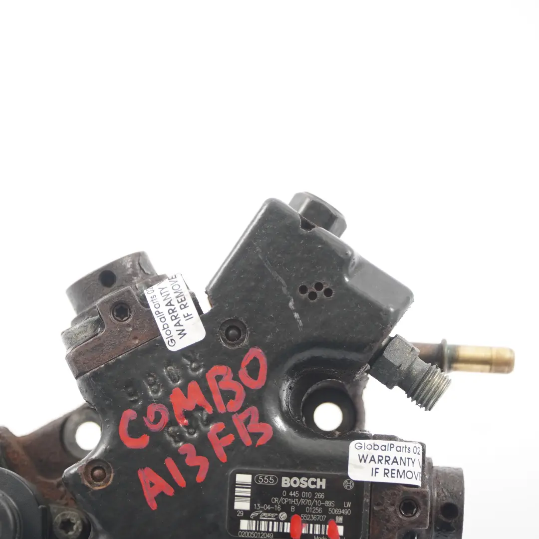 Hoch druck einspritzung Kraftstoff pumpe für Opel Combo D 1.3 CDTi Diesel mit Teilenummer 55236707 Opel Combo D 1.3 CDTi Diesel Hoch druck einspritzung Kraftstoff pumpe - SKU 55236707 - Teilenummer 55236707