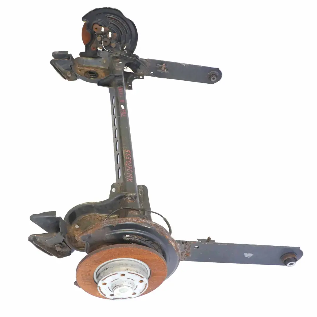 Eje trasero Renault Trafic 3 Opel Vivaro Conjunto soporte suspensión para con número de pieza 555027019R Eje trasero Renault Trafic 3 Opel Vivaro Conjunto soporte suspensión - SKU 555027019R - Número de pieza 555027019R