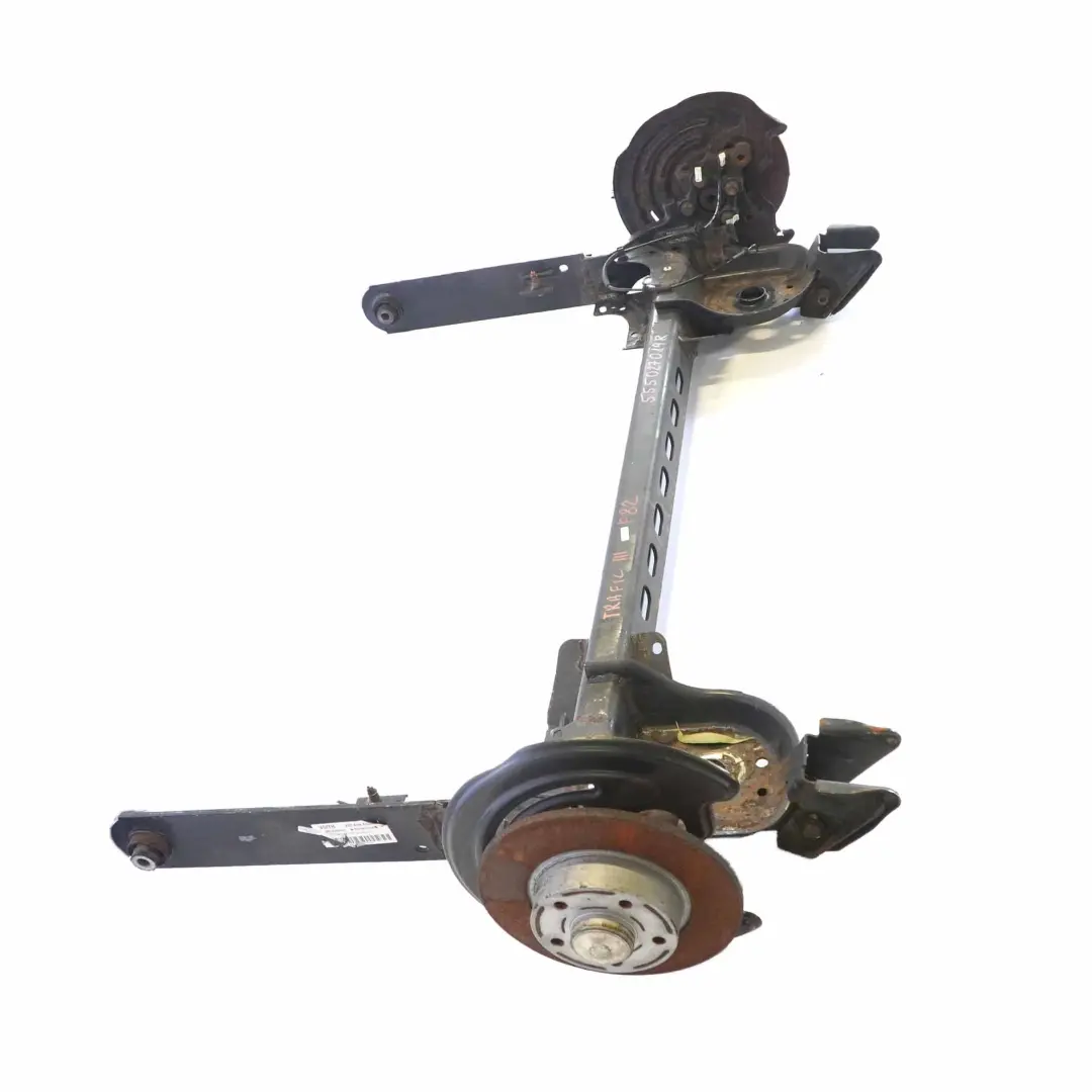 Axle Renault Trafic 3 Opel Vivaro B Suspension Support Assembly to Rear with Part number 555027019R Rear Axle Renault Trafic 3 Opel Vivaro B Suspension Support Assembly - SKU 555027019R - Part number 555027019R