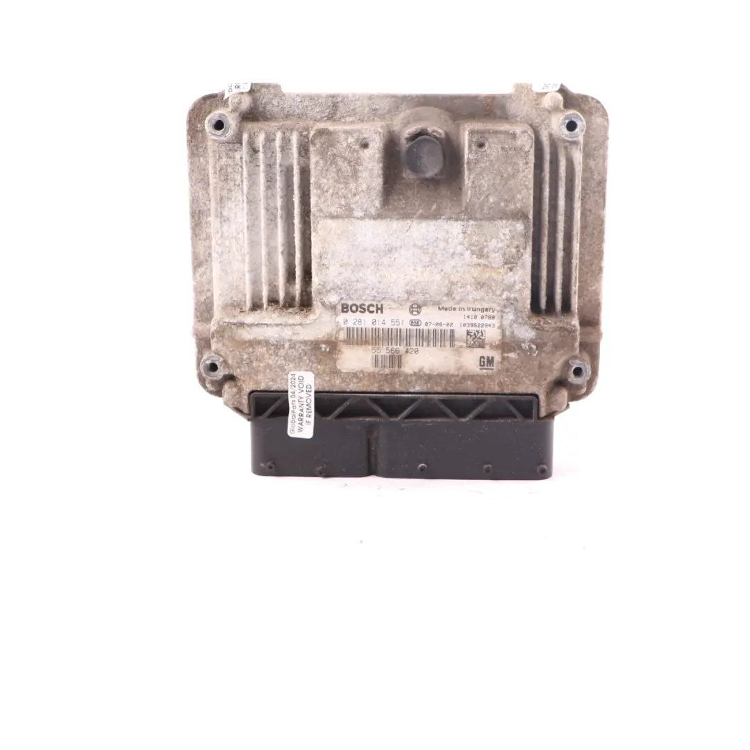 ECU Saab 9-3 1.9 Tid Z19DTH Diesel Engine Control Module Unit Automatic to with Part number 55566420 ECU Saab 9-3 1.9 Tid Z19DTH Diesel Engine Control Module Unit Automatic - SKU 55566420 - Part number 55566420