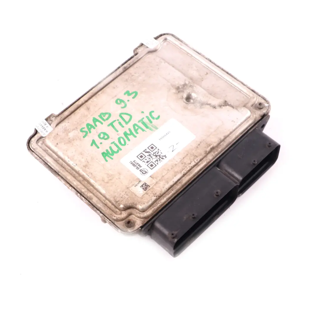  ECU Saab 9-3 1.9 Tid Z19DTH Diesel Engine Control Module Unit Automatic - SKU 55566420 - Part number 55566420